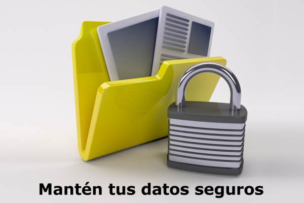 Manté tus datos seguros.Copias de seguridad